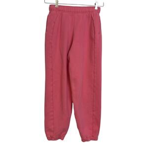 Lululemon Scuba Mid Rise Jogger Pants Size XXS Womens Pink Athleisure Lounge Jog